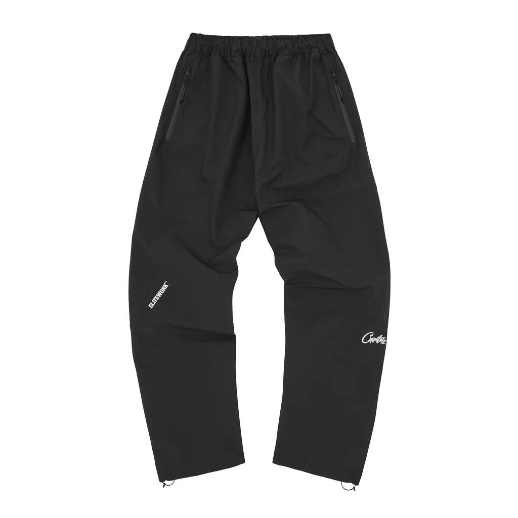 CRTZ OPEN HEM WATERPROOF PANTS [BLACK]