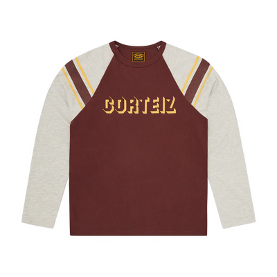 Striped 3D Long Sleeve [Brown & Yellow]