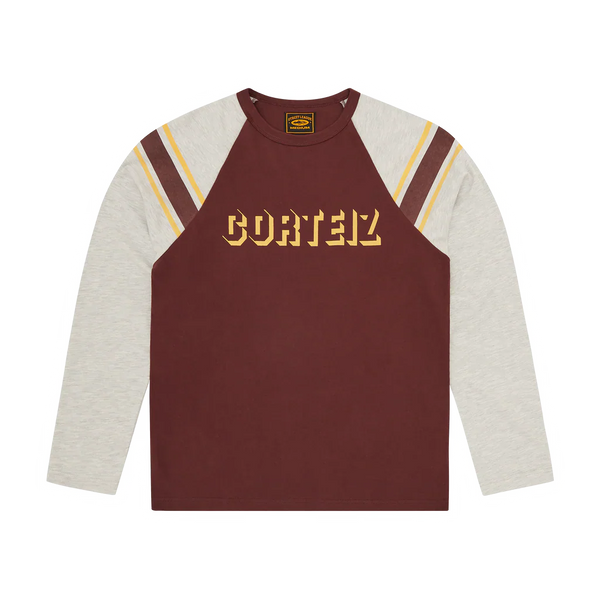Striped 3D Long Sleeve [Brown & Yellow]