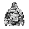 CRTZ PUFF PRINT ZIP HOODIE [WHITE CAMO]