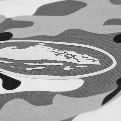 CRTZ PUFF PRINT ZIP HOODIE [WHITE CAMO]