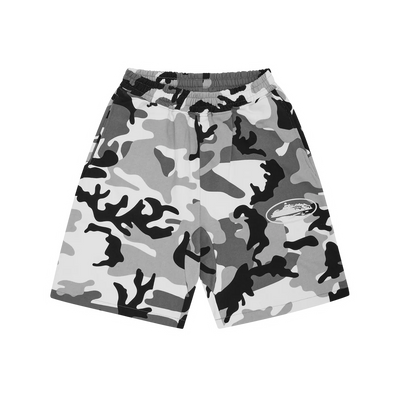 CRTZ PUFF COTTON SHORTS [WHITE CAMO]