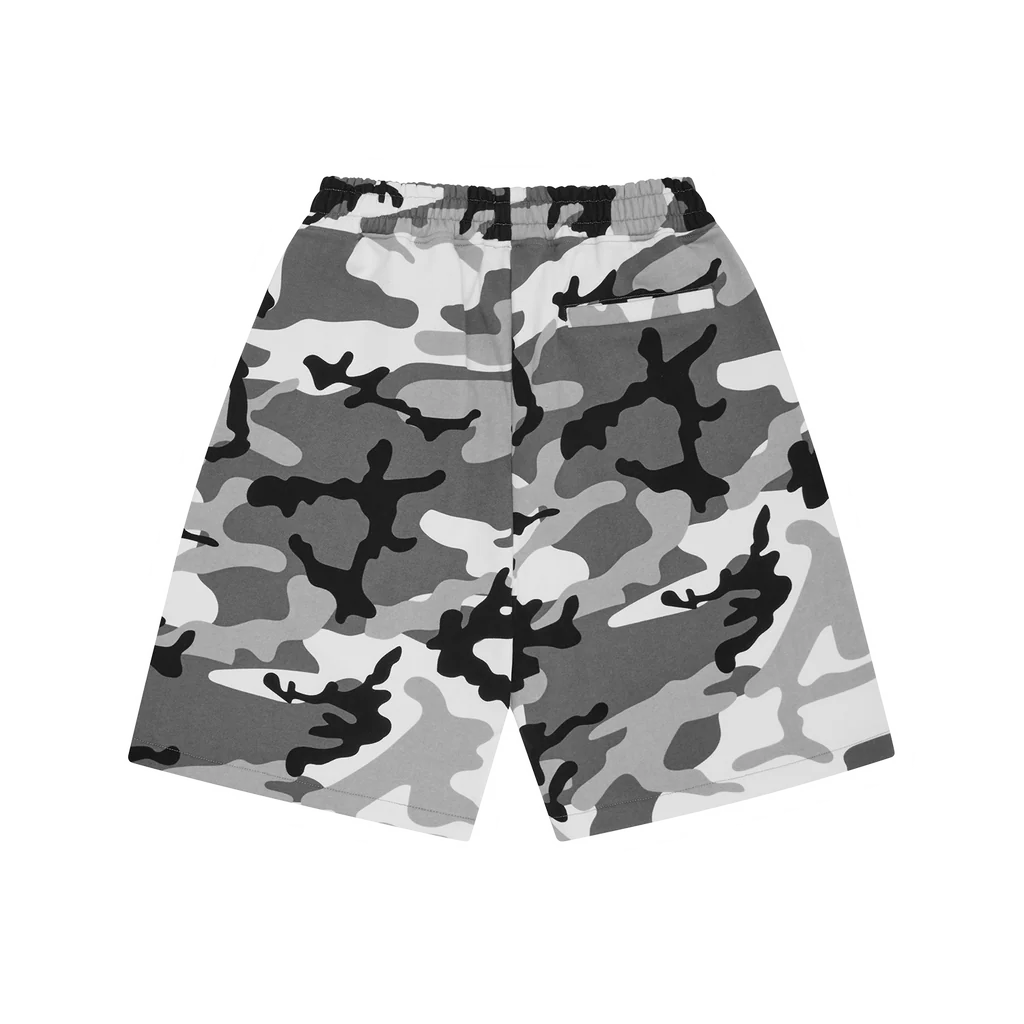 CRTZ PUFF COTTON SHORTS [WHITE CAMO]