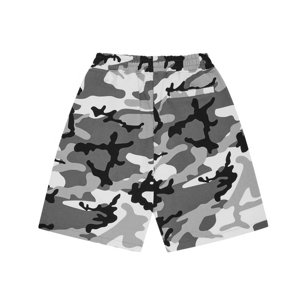 CRTZ PUFF COTTON SHORTS [WHITE CAMO]