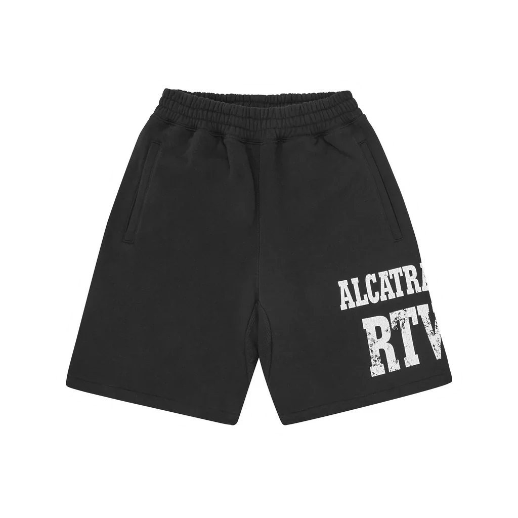 Alcatraz Cotton Shorts [Black]