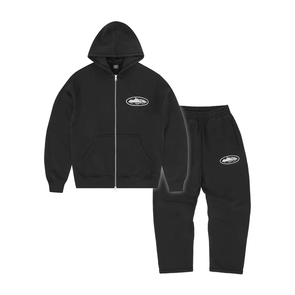CRTZ PUFF PRINT FULL TRACKIE [BLACK]