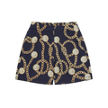 London Long Chain Shorts [Gold & Black]