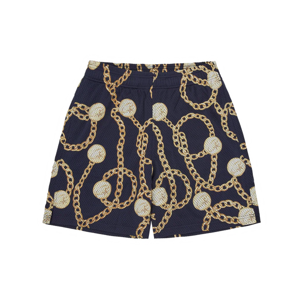 London Long Chain Shorts [Gold & Black]