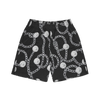 London Long Chain Shorts [Gold & Blue]