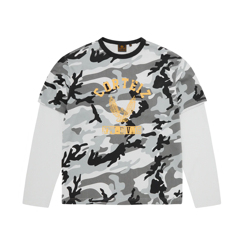 CRTZ COLLEGE L/S [WHITE CAMO]