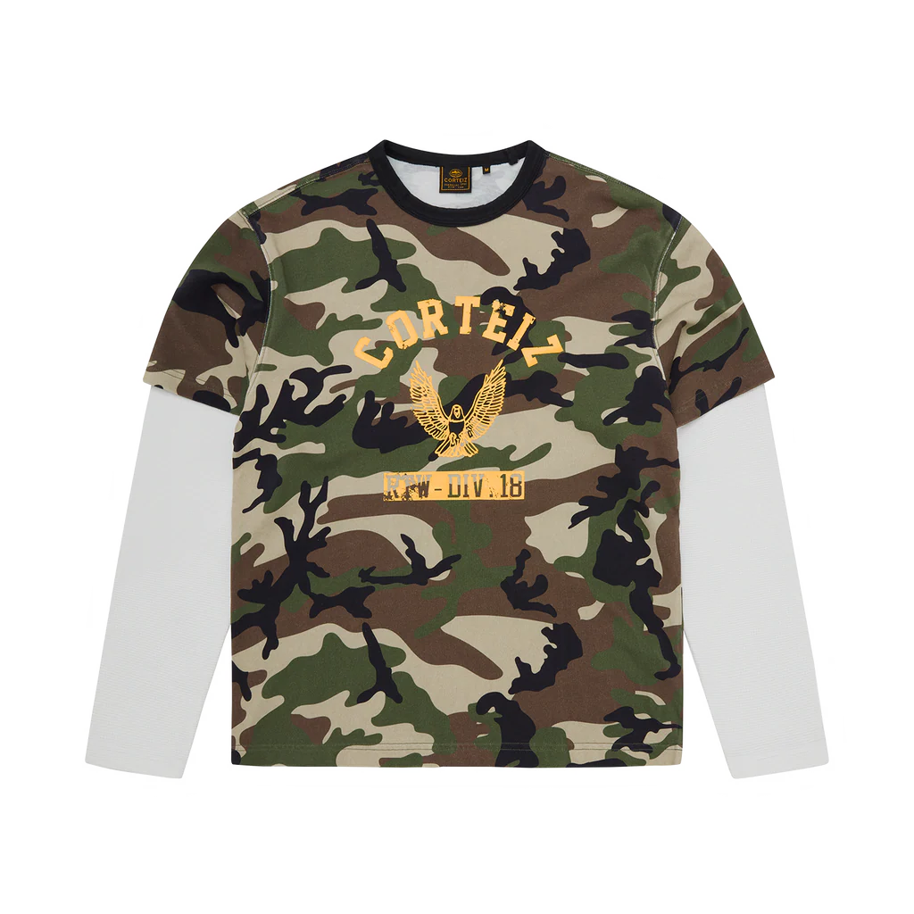 CRTZ COLLEGE L/S [GREEN CAMO] (Copy)