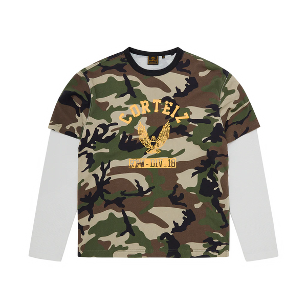 CRTZ COLLEGE L/S [GREEN CAMO] (Copy)