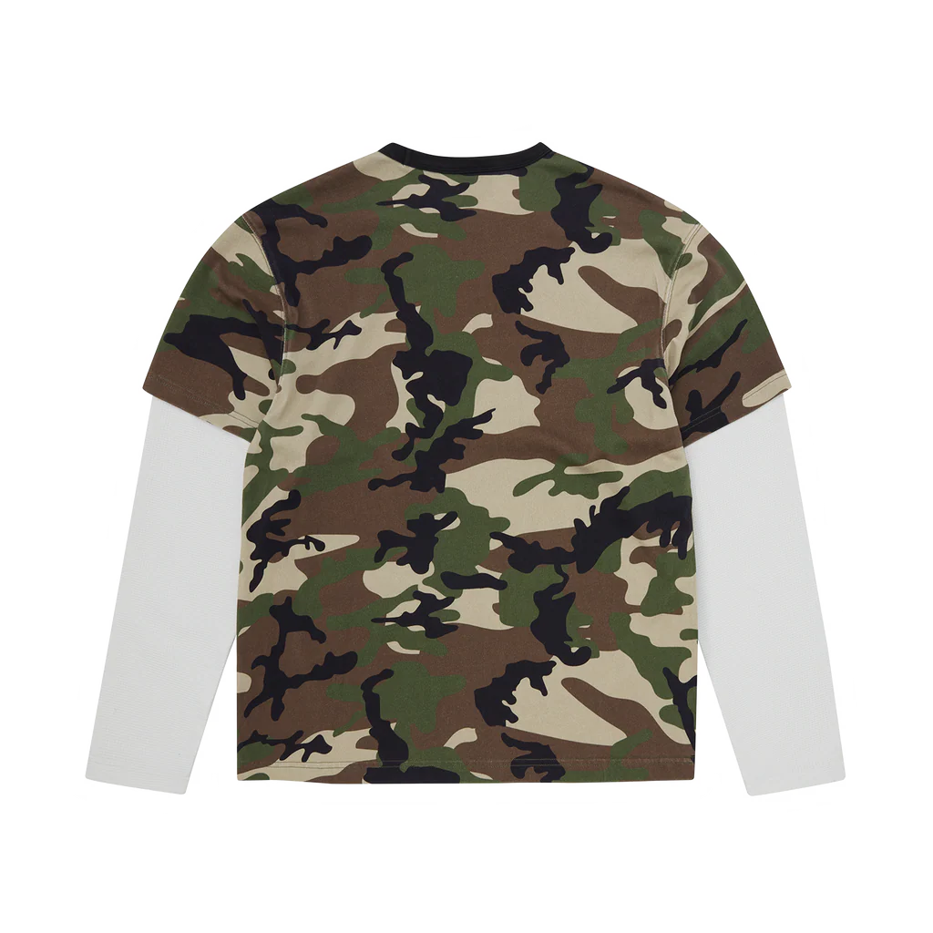CRTZ COLLEGE L/S [GREEN CAMO] (Copy)
