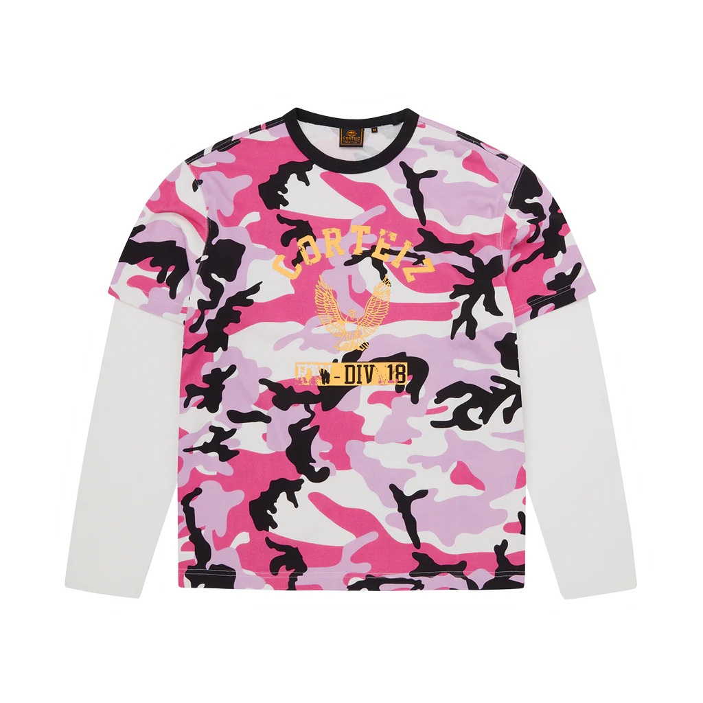 CRTZ COLLEGE L/S [PINK CAMO]