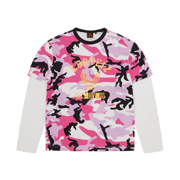 CRTZ COLLEGE L/S [PINK CAMO]