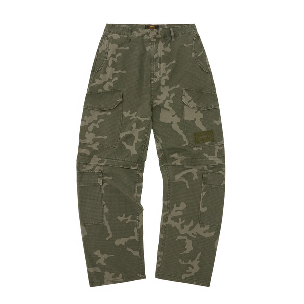 CRTZ OPEN HEM CONVERTIBLE PANTS [CAMO]