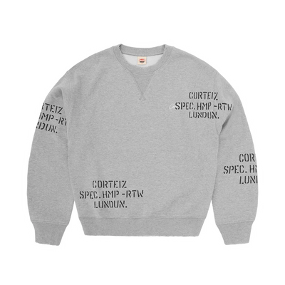 HMP CLASSIC STAMPED JUMPER [GREY]