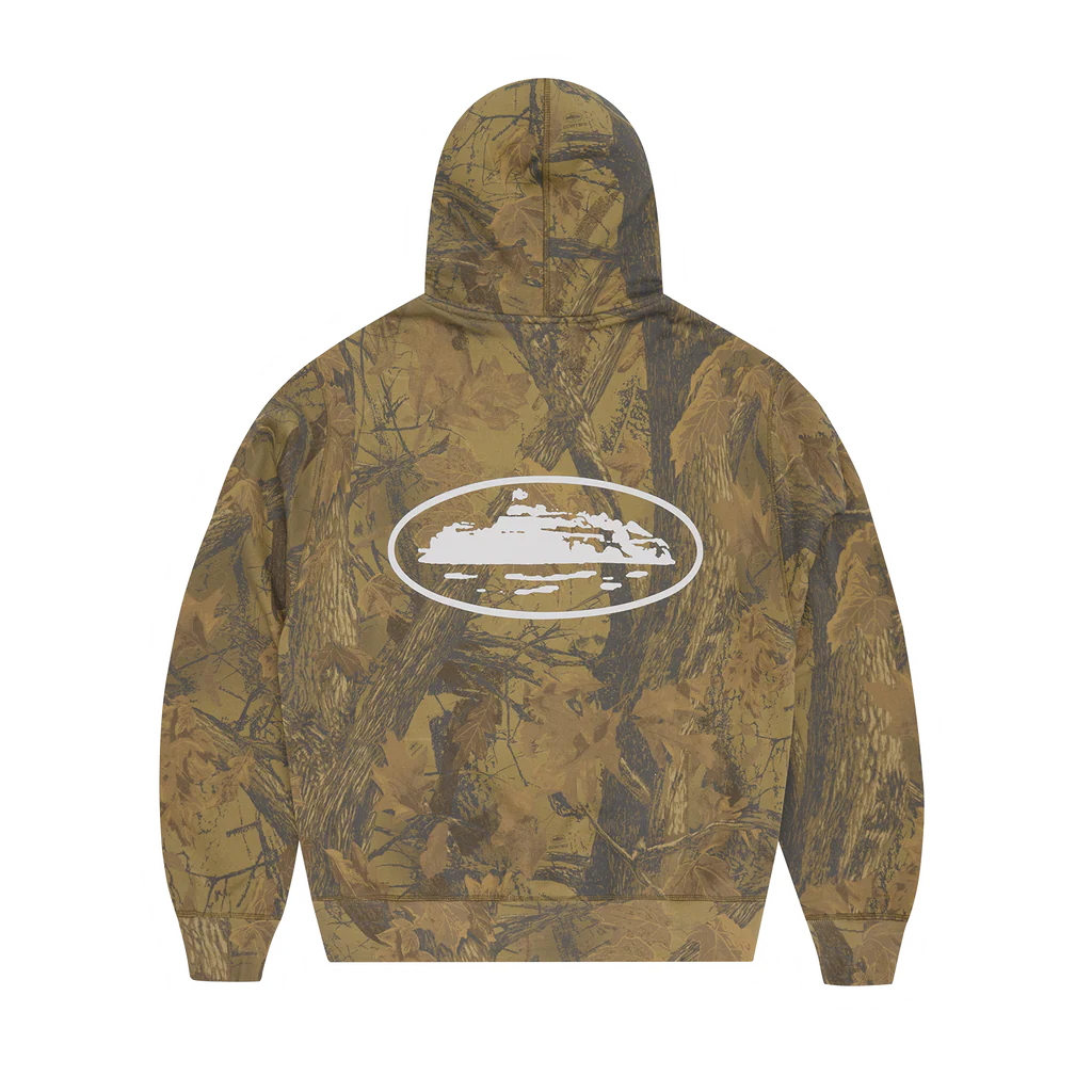 CRTZ PUFF PRINT ZIP HOODIE [DESERT CAMO]