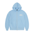 Puff Print Zip Hoodie [Royal Blue]