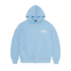 Puff Print Zip Hoodie [Navy]
