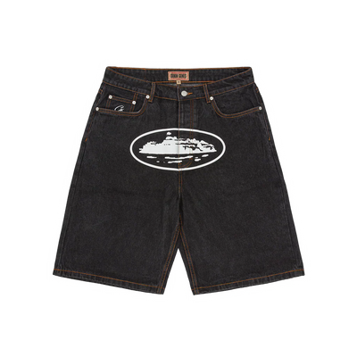 Alcatraz Denim Shorts [Grey]