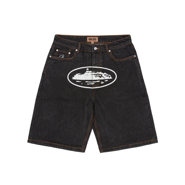 Alcatraz Denim Shorts [Grey]