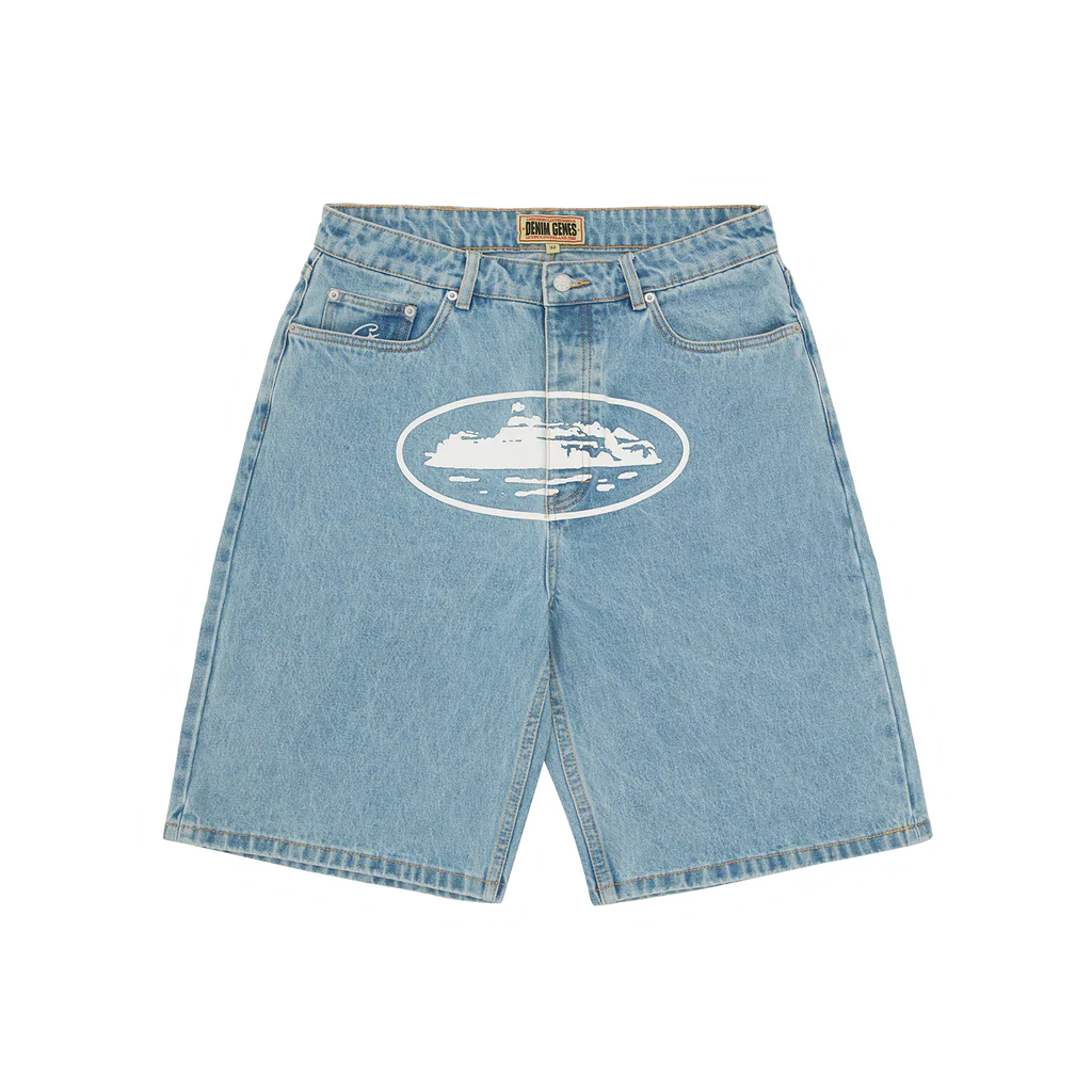 Alcatraz Denim Shorts [Grey]