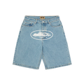 Alcatraz Denim Shorts [Grey]