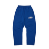 Puff Print Open Hem Pants [Royal Blue]
