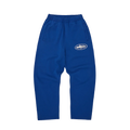 Puff Print Open Hem Pants [Royal Blue]