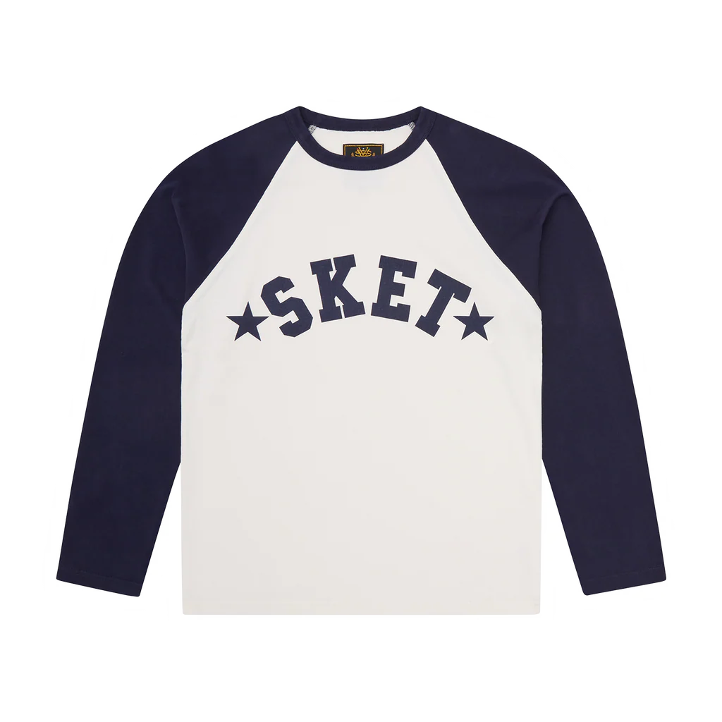 CRTZ SKET L/S [WHITE/NAVY]