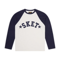 CRTZ SKET L/S [WHITE/NAVY]
