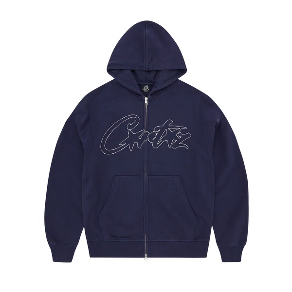 Italian Star Zip Sweatshirt [White]