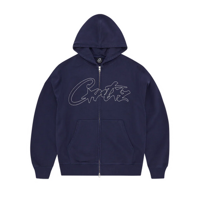 Stich Star Zip Sweatshirt [Navy]