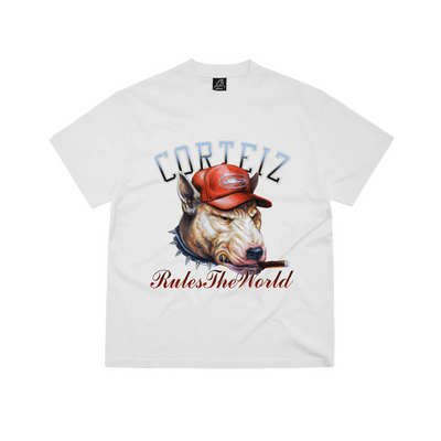 CRTZ SMOKIN' DAWG TEE [WHITE]