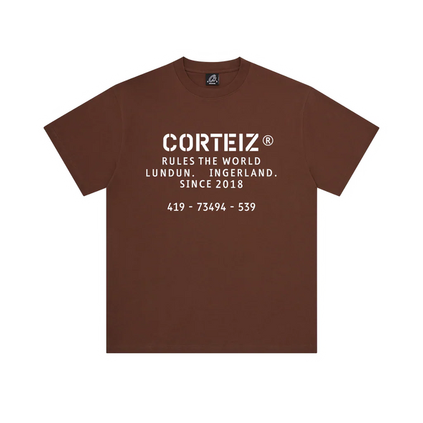 CRTZ MILITIA TEE (BROWN)