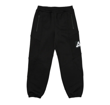 BLACK ZIP JOGGERS