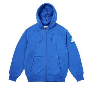 BLUE ZIP HOODIE