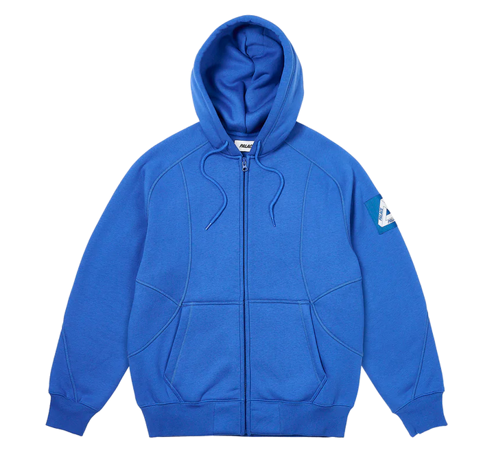 BLUE ZIP HOODIE