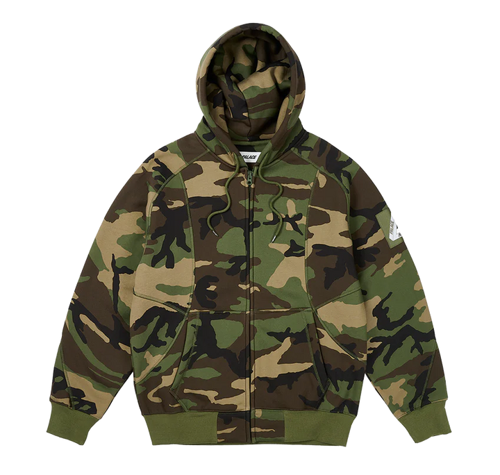 CAMO ZIP HOODIE